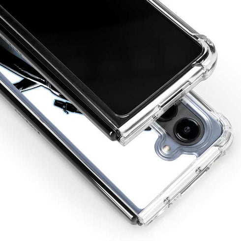 Marvel Black Widow High Kick Galaxy Z Fold5 5G Clear Case